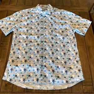 Bertigo Hawaiian Floral Short Sleeve XL